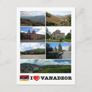 Carte Postale Arménie - Vanadzor - I Love -