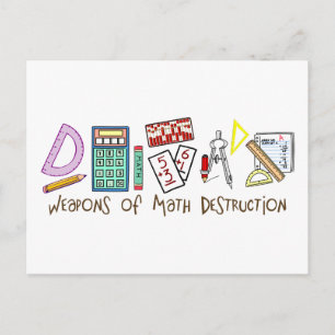 Carte Postale Armes De Destruction Mathématique