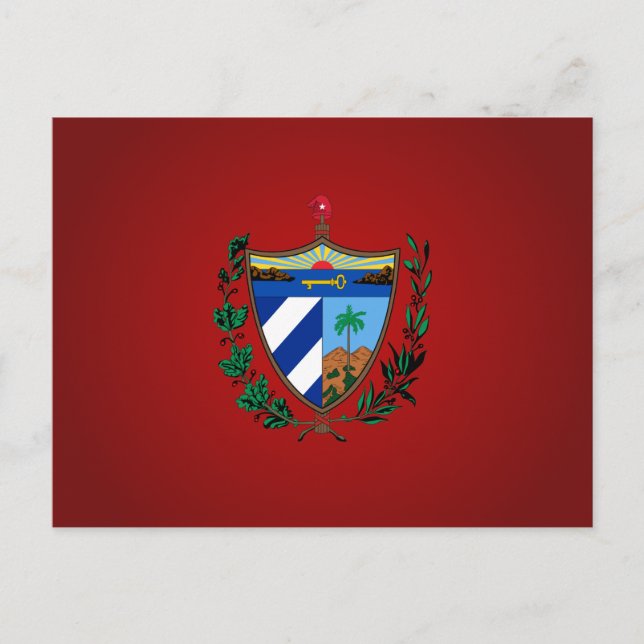 Carte Postale Armoiries cubaines (Devant)