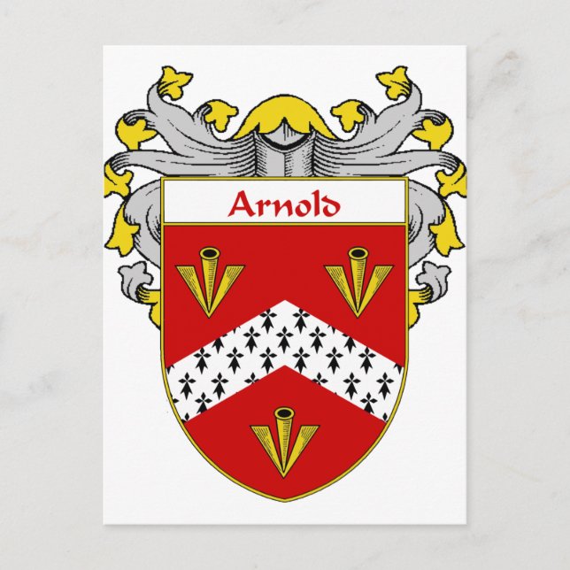 Carte Postale Armoiries d'Arnold/crête de famille (mannequin) (Devant)