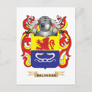Carte Postale Armoiries de Balderas (crête de famille)