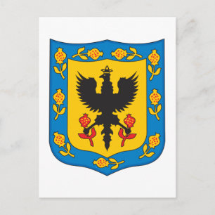 Carte Postale Armoiries de Bogota Colombie
