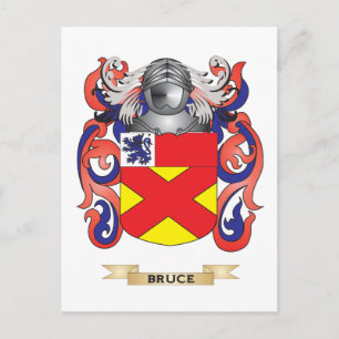 Carte Postale Armoiries de Bruce (crête de famille)