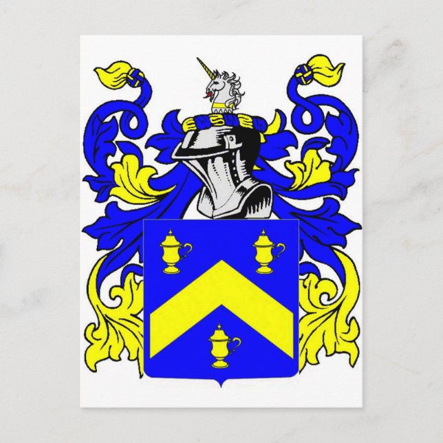 Carte Postale Armoiries de Christian (Devant)