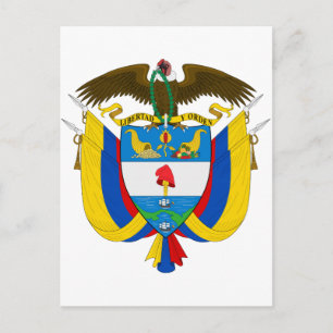 Carte Postale Armoiries de Colombie