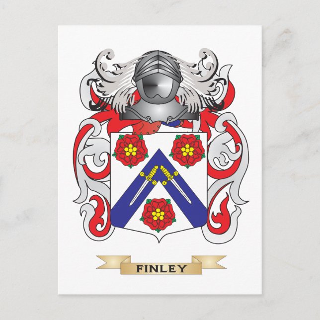 Carte Postale Armoiries de Finley (Devant)