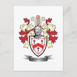 Carte Postale Armoiries de Kennedy Family Crest