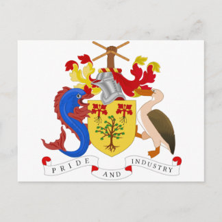 Carte Postale Armoiries de la Barbade