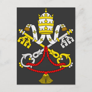 Carte Postale Armoiries de la Cité du Vatican