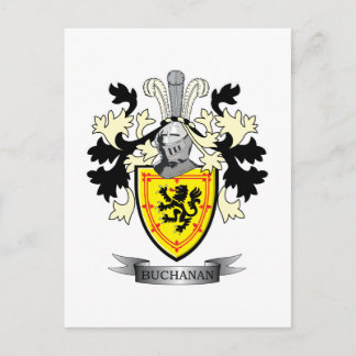 Carte Postale Armoiries de la famille Buchanan