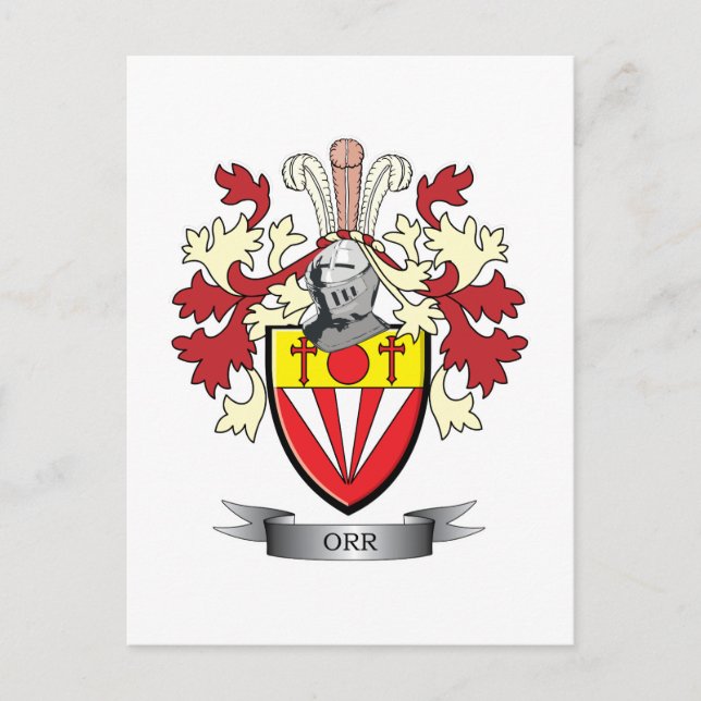 Carte Postale Armoiries de la famille Crest (Devant)