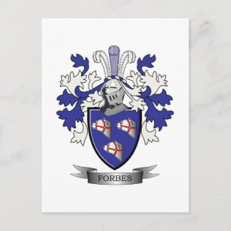 Carte Postale Armoiries de la famille Forbes