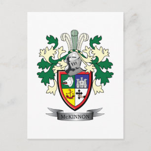 Carte Postale Armoiries de la famille McKinnon