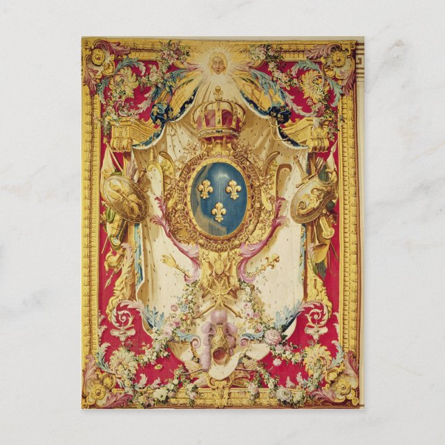 Carte Postale Armoiries de la famille royale française (Devant)