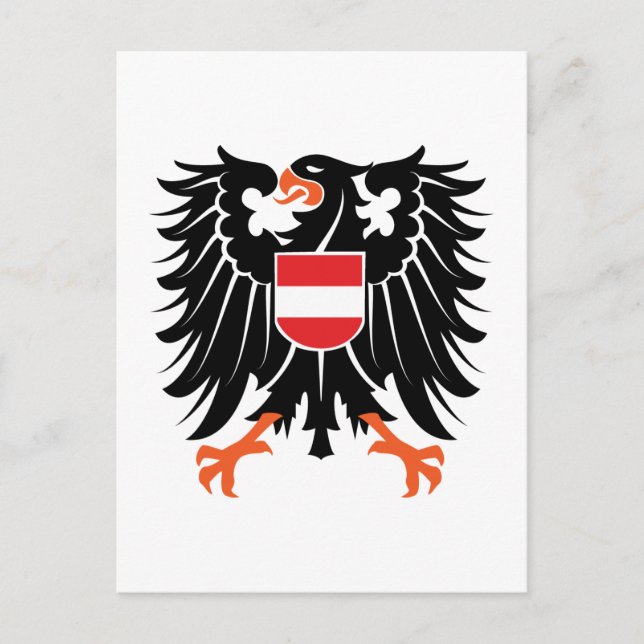 Carte Postale Armoiries de l'Aigle (Devant)
