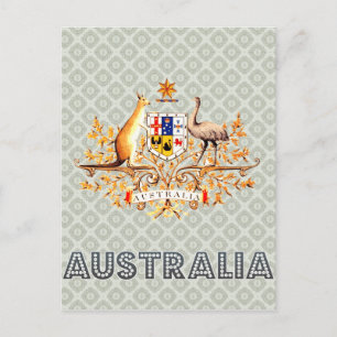 Carte Postale Armoiries de l'Australie