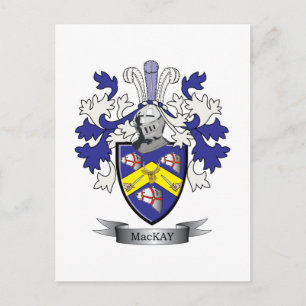 Carte Postale Armoiries de MacKay Family Crest