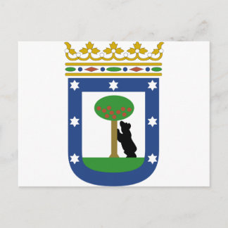 Carte Postale Armoiries de Madrid Espagne