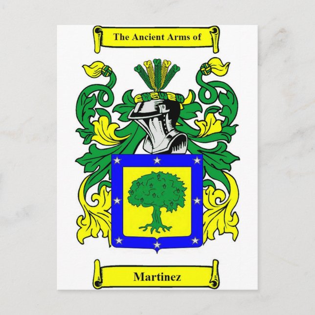 Carte Postale Armoiries de Martinez (Devant)