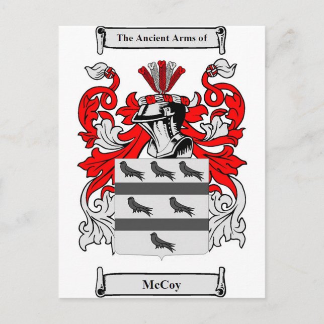 Carte Postale Armoiries de McCoy (Devant)
