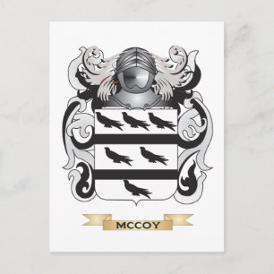 Carte Postale Armoiries de McCoy (crête de famille)