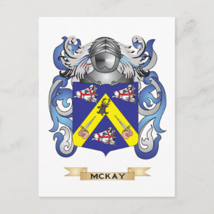 Carte Postale Armoiries de McKay (crête de famille)