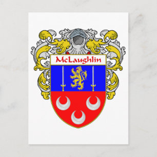 Carte Postale Armoiries de McLaughlin (moulées)