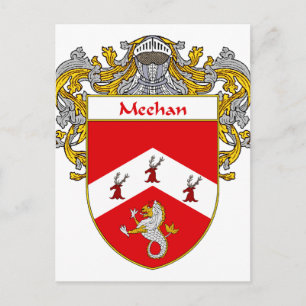 Carte Postale Armoiries de Meehan (mannequin)