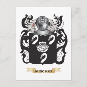 Carte Postale Armoiries de Mischke (armoiries de la famille)