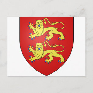 Carte Postale Armoiries de Normandie (France)