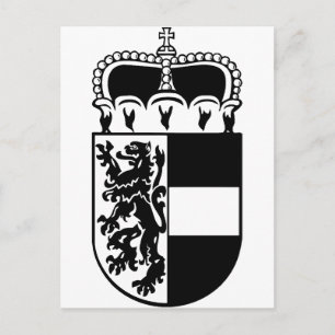Carte Postale Armoiries de Salzbourg