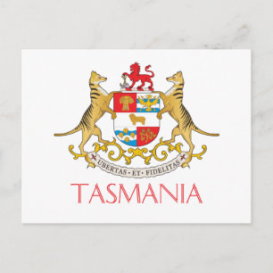 Carte Postale Armoiries de Tasmanie