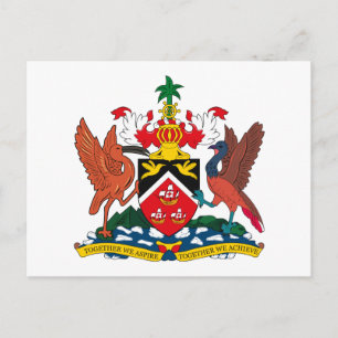 Carte postale Armoiries de Trinité-et-Tobago