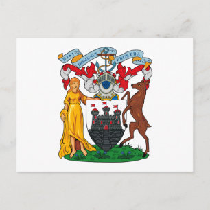 Carte postale Armoiries d'Édimbourg