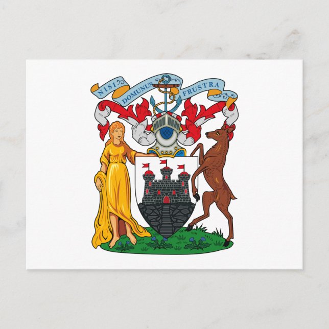 Carte postale Armoiries d'Édimbourg (Devant)