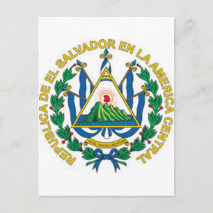 Carte Postale Armoiries d'El Salvador