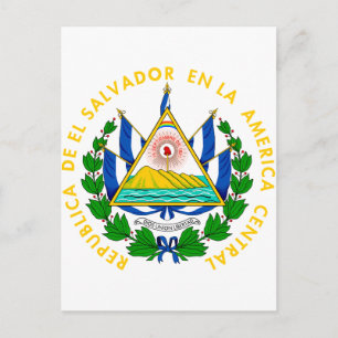 Carte Postale Armoiries d'El Salvador