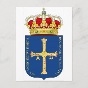 Carte Postale Armoiries des Asturies (Espagne)