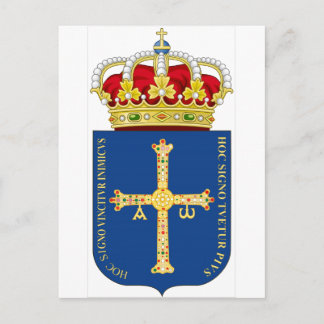 Carte Postale Armoiries des Asturies (Espagne)