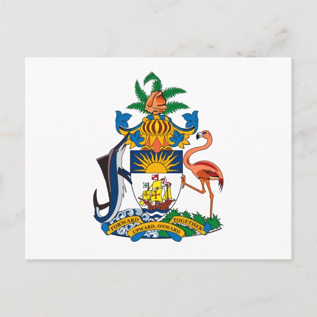 Carte postale Armoiries des Bahamas (Devant)