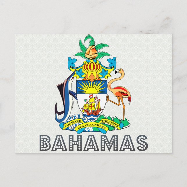Carte Postale Armoiries des Bahamas (Devant)