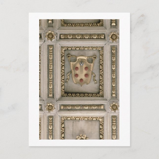 Carte Postale Armoiries des Médicis, du fond de l'église (Devant)