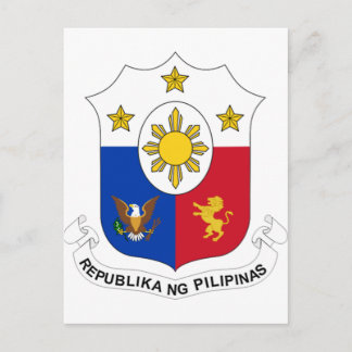 Carte Postale Armoiries des Philippines