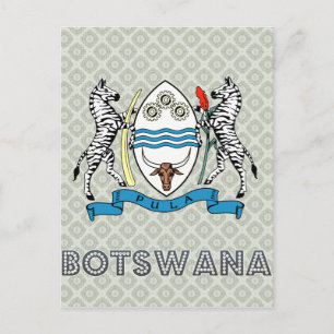 Carte Postale Armoiries du Botswana
