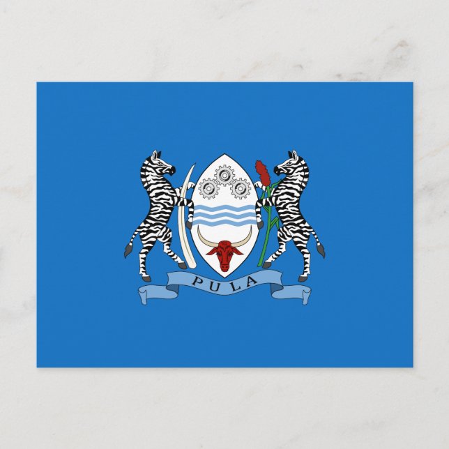 Carte Postale Armoiries du Botswana (Devant)