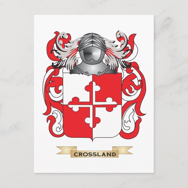 Carte Postale Armoiries du Crossland (Devant)