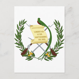 Carte Postale Armoiries du Guatemala