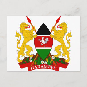 Carte Postale Armoiries du Kenya