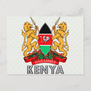 Carte Postale Armoiries du Kenya