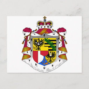 Carte Postale Armoiries Du Liechtenstein